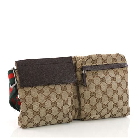 gucci canvas vintage|gucci vintage canvas belt bag.